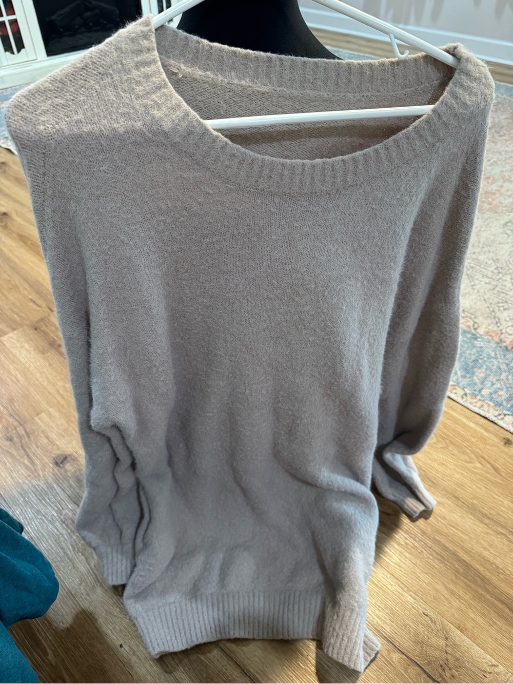 Women's Crewneck Cozy Knit Sweater - Taupe